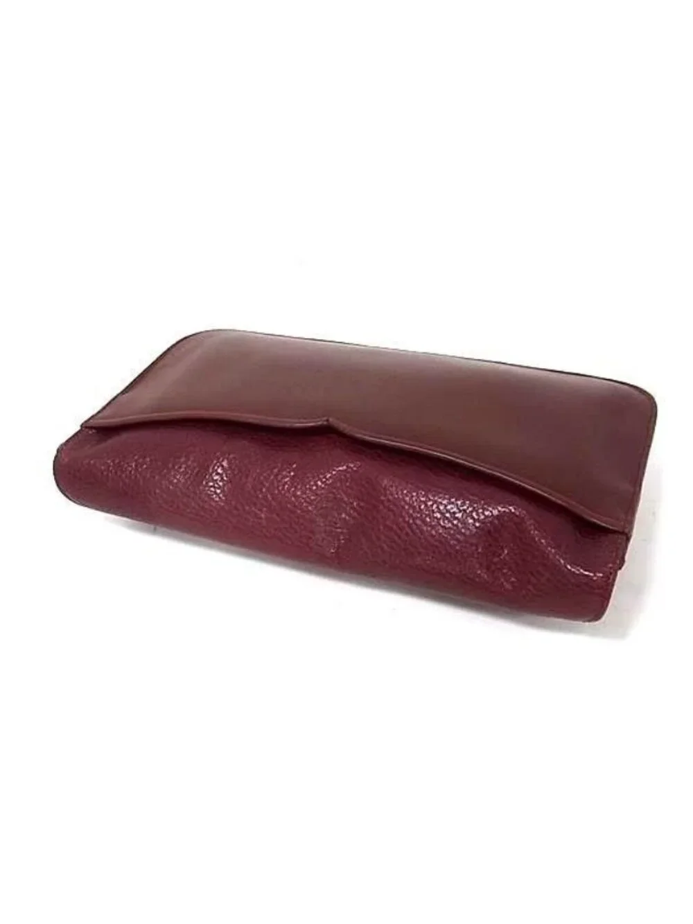 Cartier Clutch Must Line Bordeaux Leather Gold